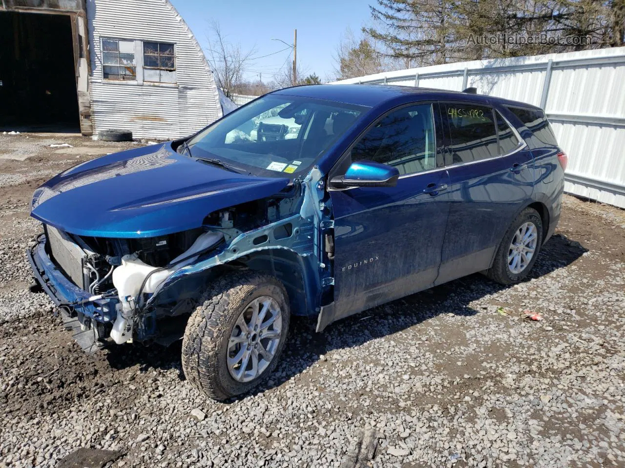 2020 Chevrolet Equinox Lt Blue vin: 3GNAXUEV5LL237352