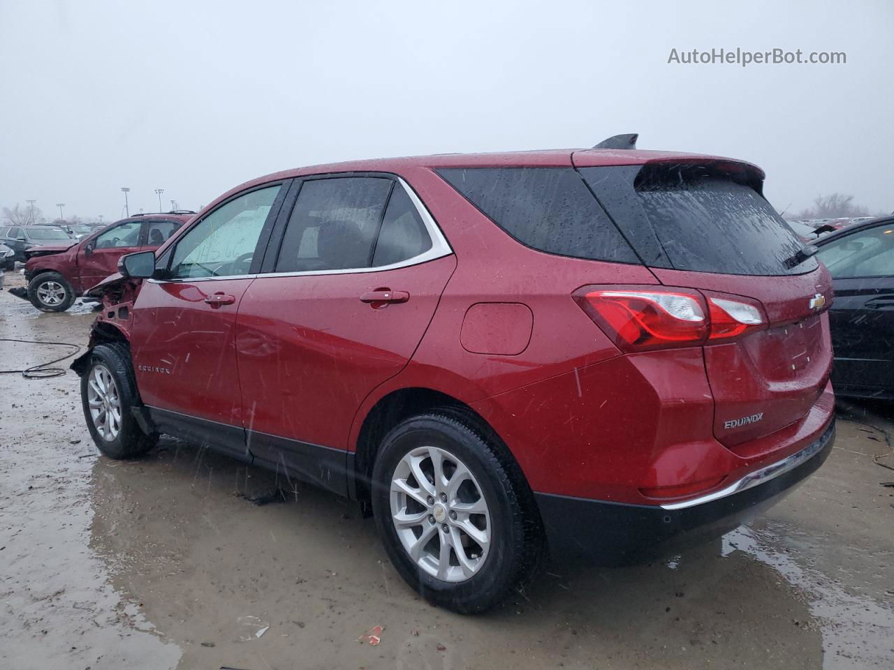 2019 Chevrolet Equinox Lt Бордовый vin: 3GNAXUEV6KS586332