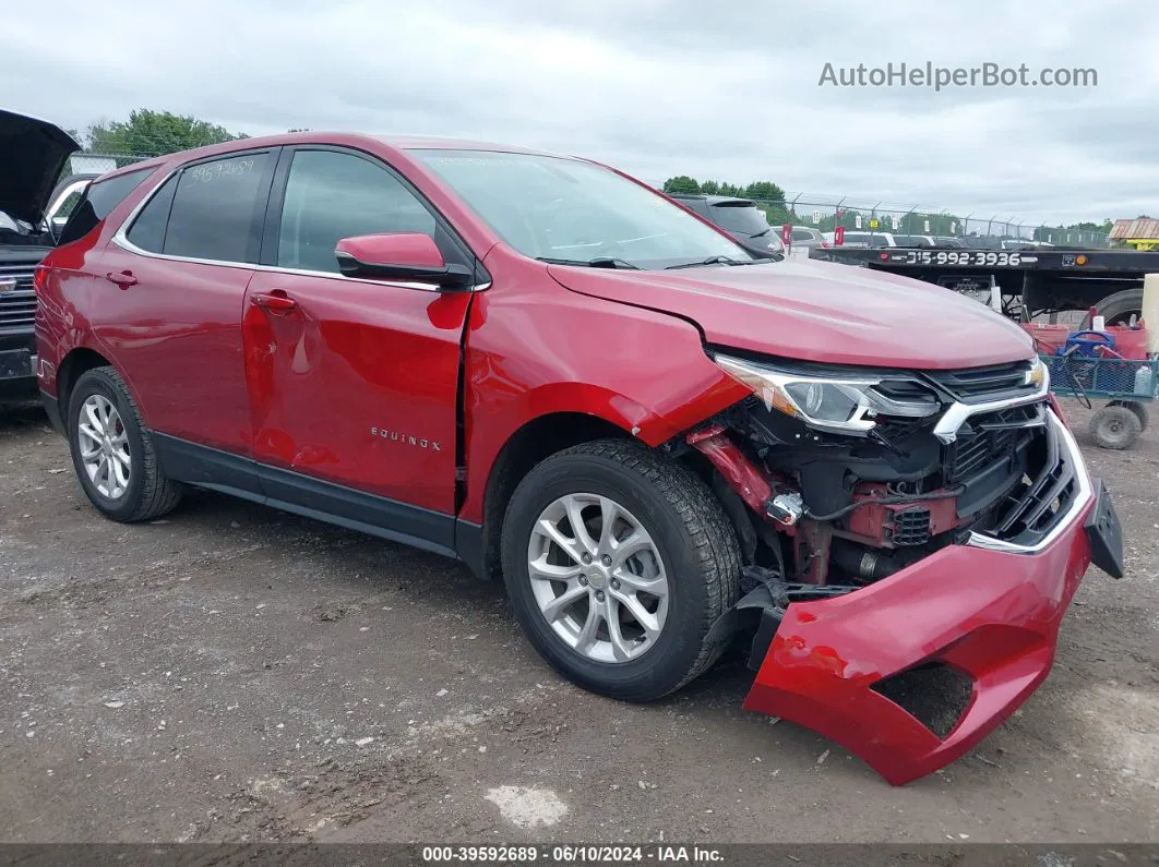 2019 Chevrolet Equinox Lt Red vin: 3GNAXUEV6KS592910