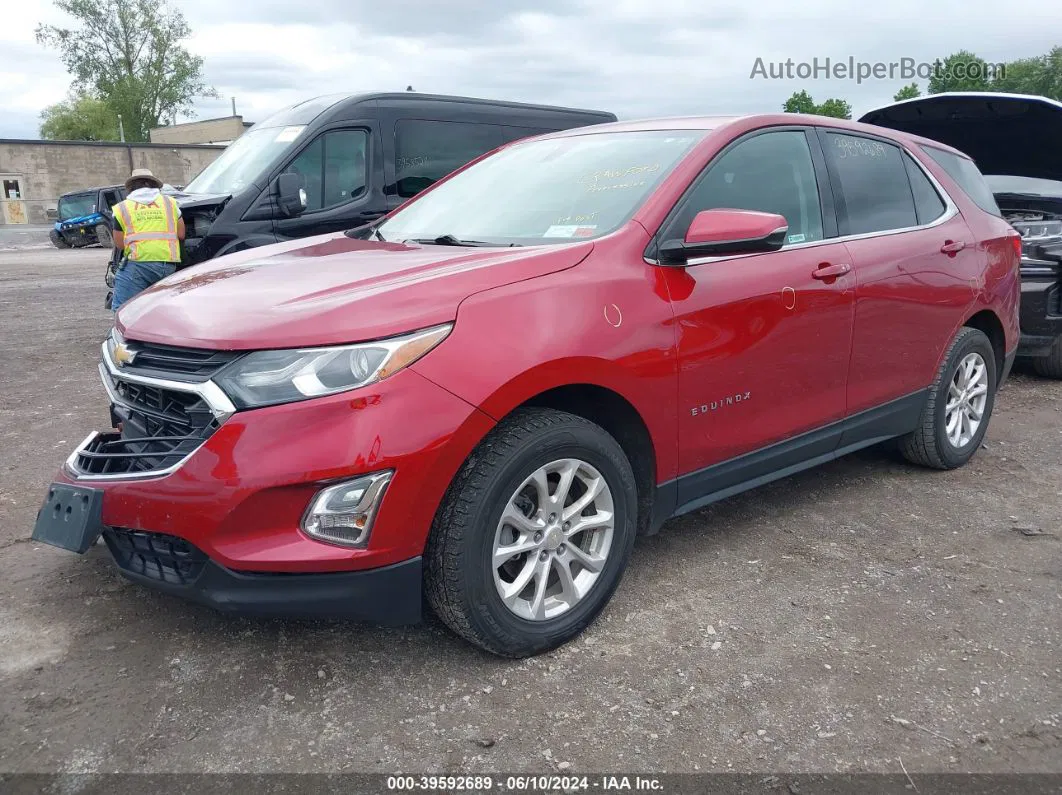 2019 Chevrolet Equinox Lt Red vin: 3GNAXUEV6KS592910