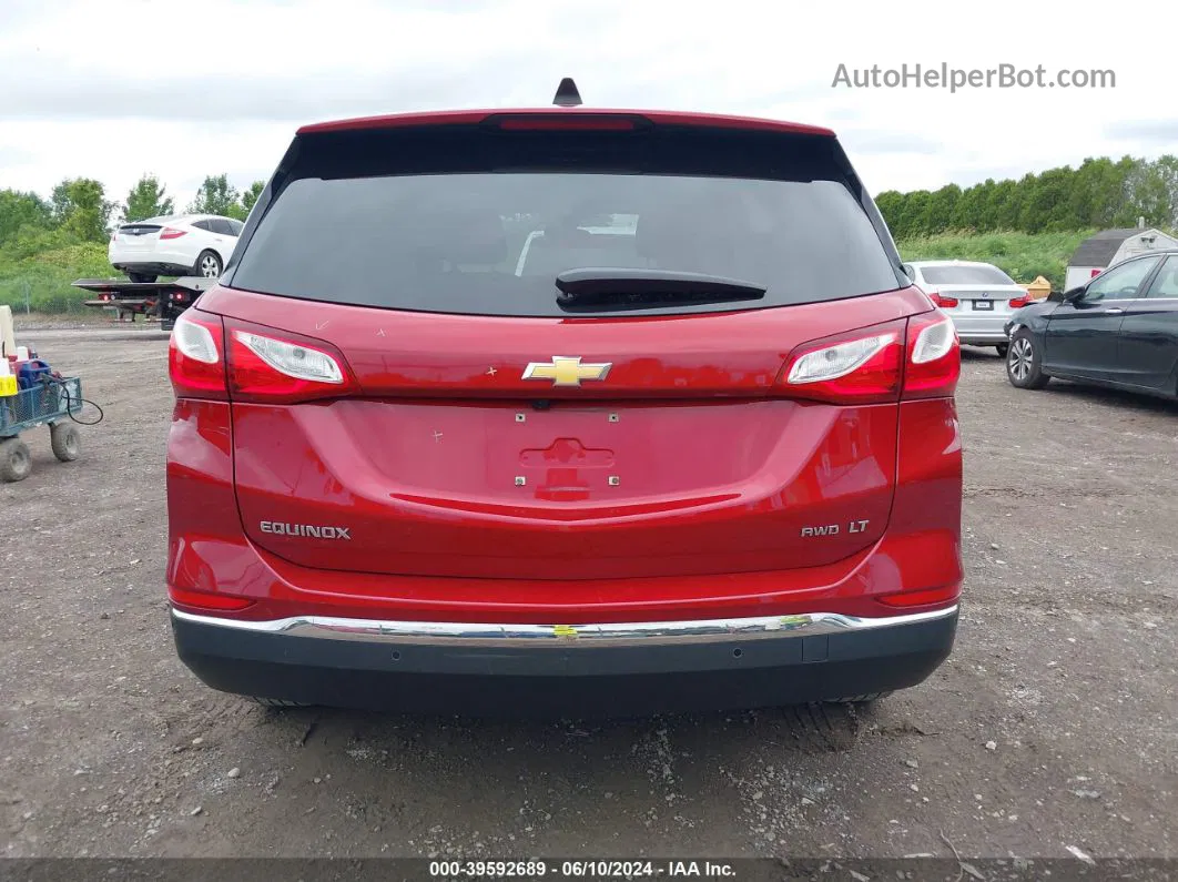 2019 Chevrolet Equinox Lt Red vin: 3GNAXUEV6KS592910