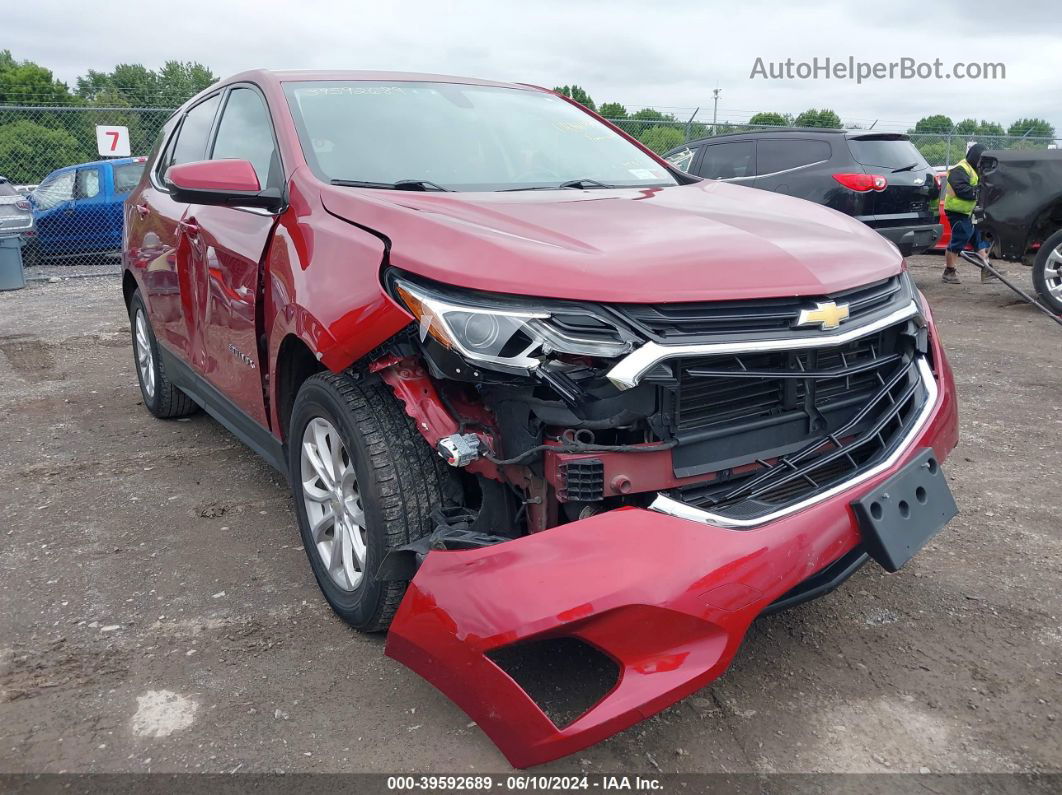 2019 Chevrolet Equinox Lt Red vin: 3GNAXUEV6KS592910