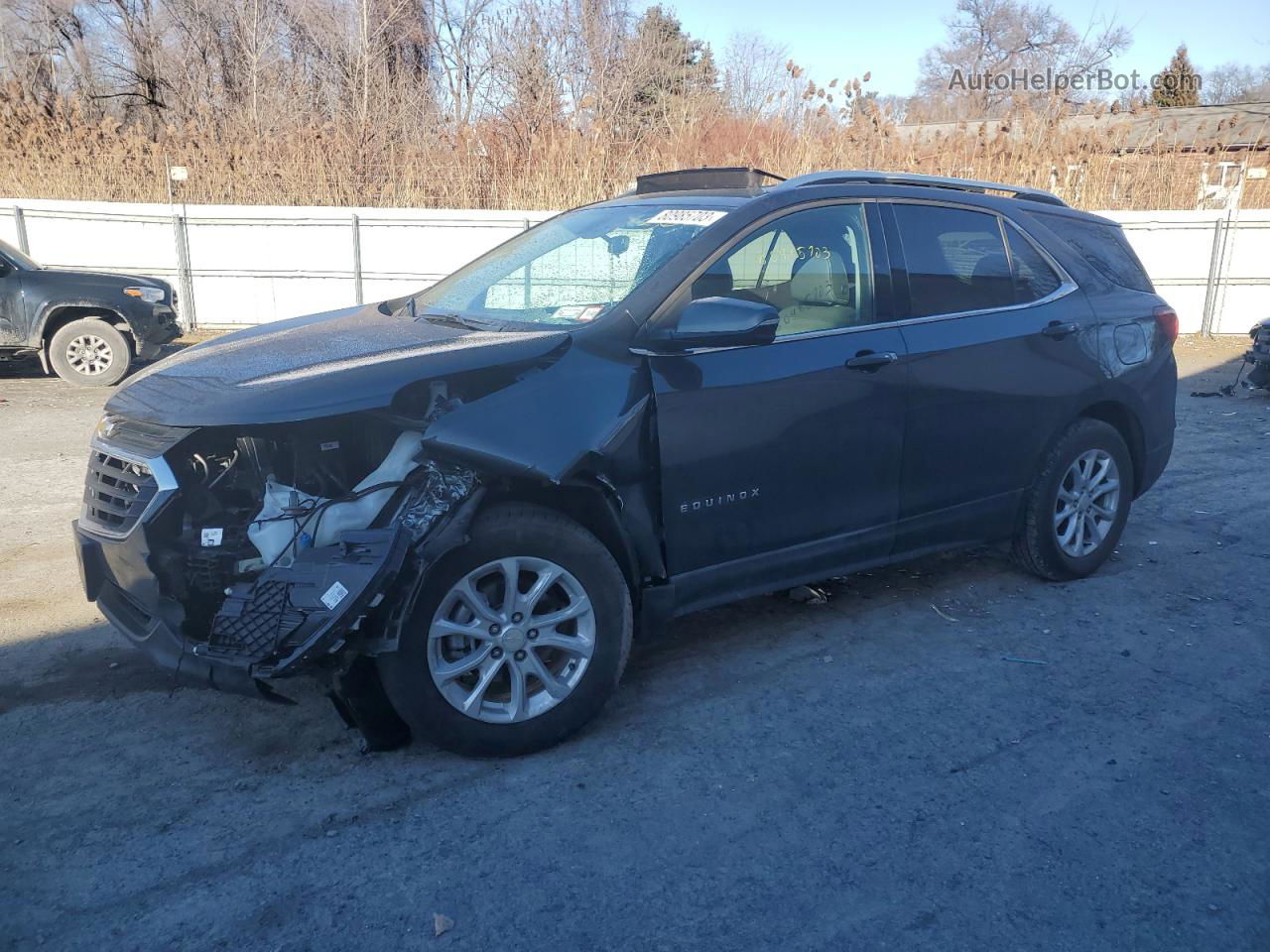 2019 Chevrolet Equinox Lt Серый vin: 3GNAXUEV7KL135792