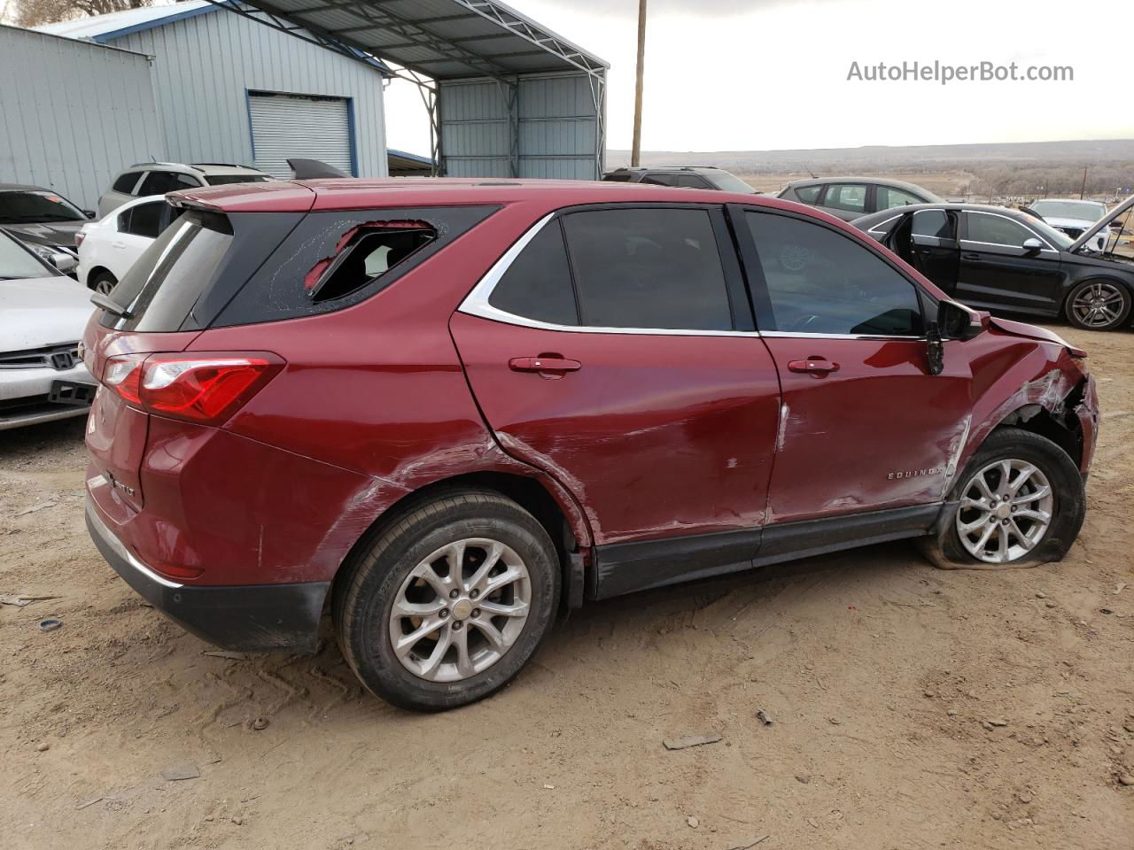 2019 Chevrolet Equinox Lt Красный vin: 3GNAXUEV7KS652371