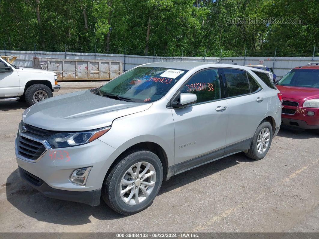 2019 Chevrolet Equinox Lt Silver vin: 3GNAXUEV8KL206062