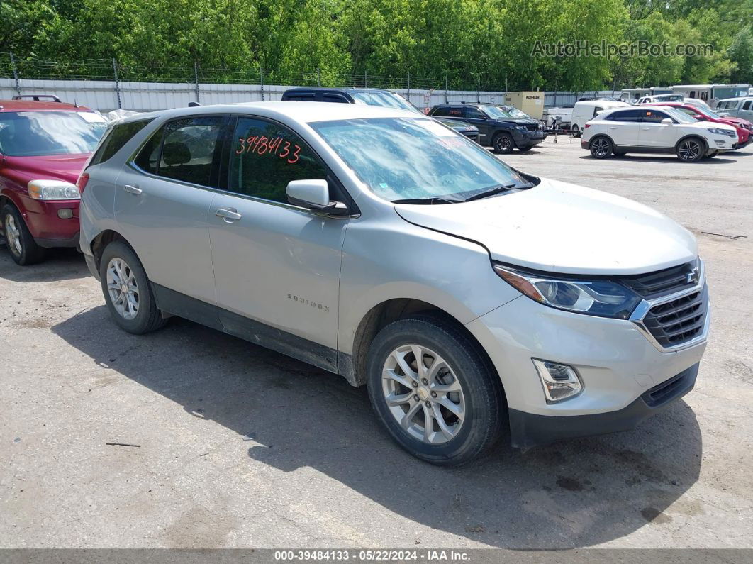 2019 Chevrolet Equinox Lt Silver vin: 3GNAXUEV8KL206062