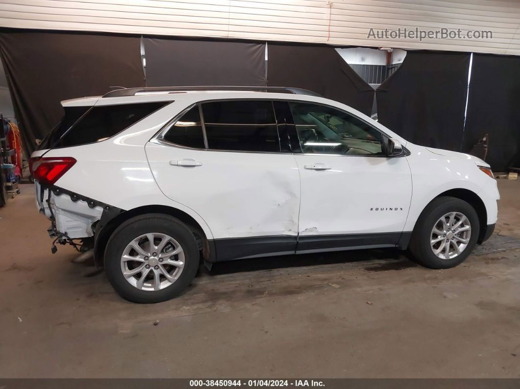 2019 Chevrolet Equinox Lt White vin: 3GNAXUEV8KL285524