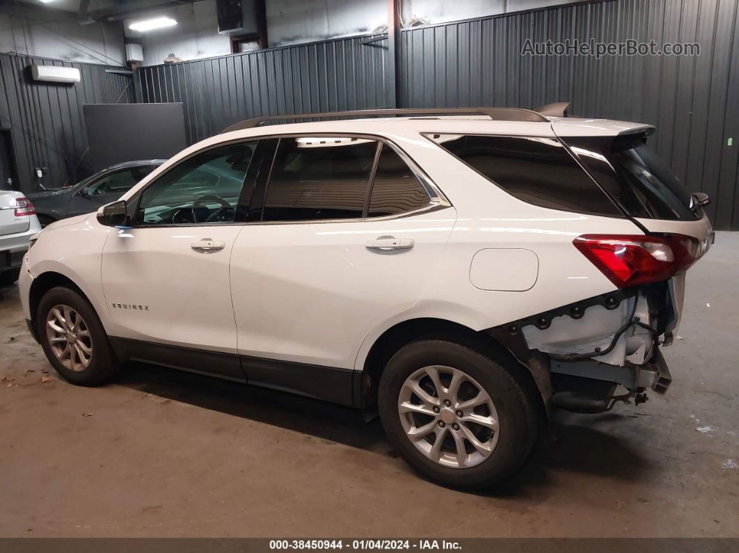 2019 Chevrolet Equinox Lt White vin: 3GNAXUEV8KL285524