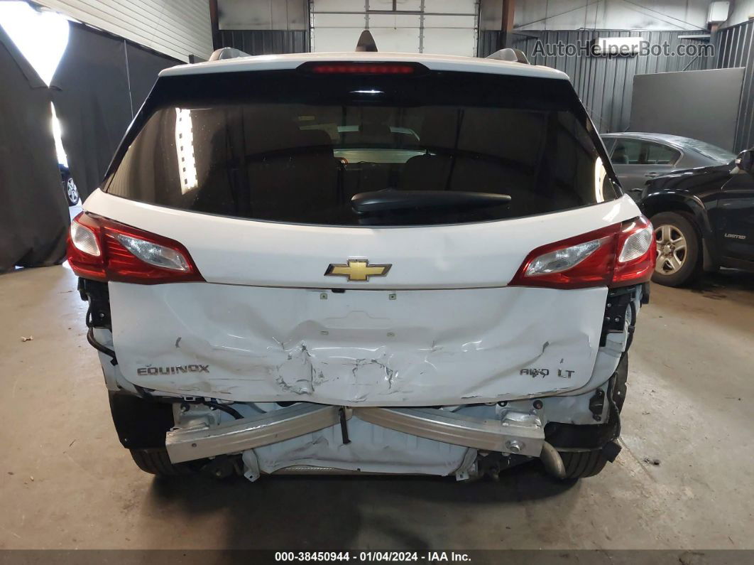 2019 Chevrolet Equinox Lt White vin: 3GNAXUEV8KL285524