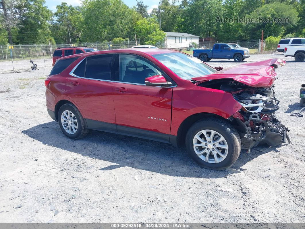 2019 Chevrolet Equinox Lt Red vin: 3GNAXUEV8KS587174