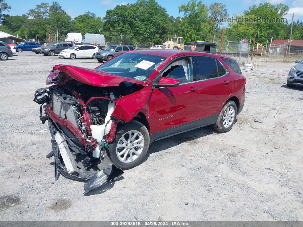 2019 Chevrolet Equinox Lt Red vin: 3GNAXUEV8KS587174