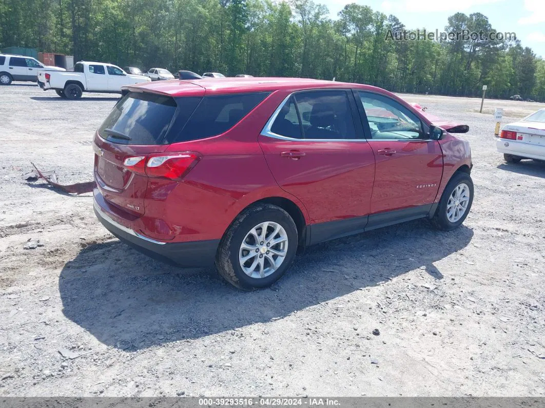 2019 Chevrolet Equinox Lt Red vin: 3GNAXUEV8KS587174