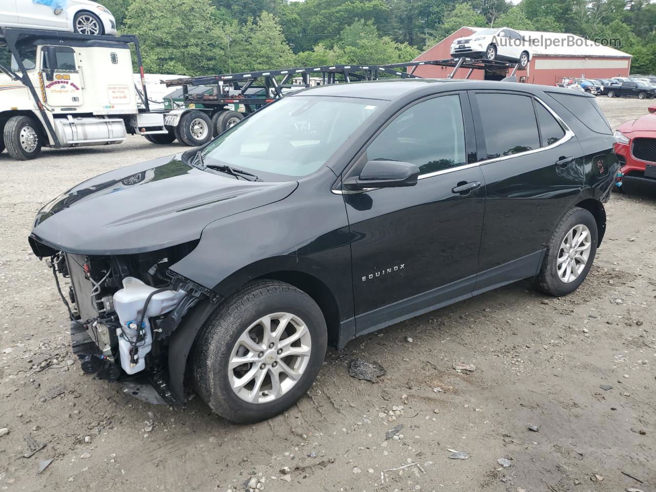 2020 Chevrolet Equinox Lt Black vin: 3GNAXUEV8LL126049