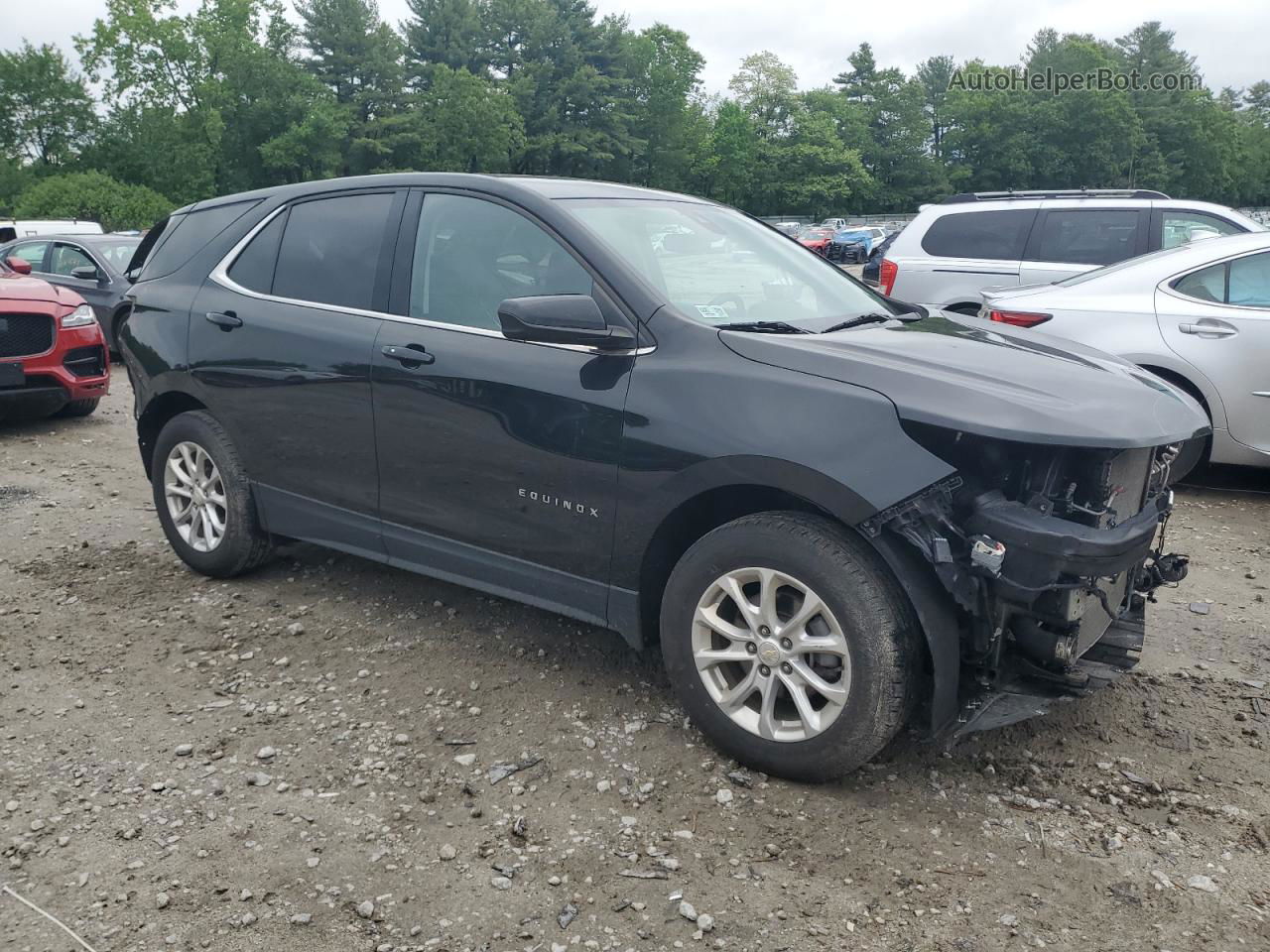 2020 Chevrolet Equinox Lt Black vin: 3GNAXUEV8LL126049