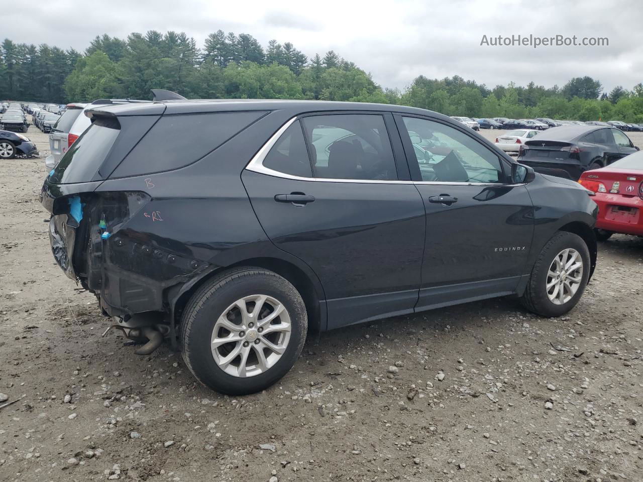 2020 Chevrolet Equinox Lt Black vin: 3GNAXUEV8LL126049