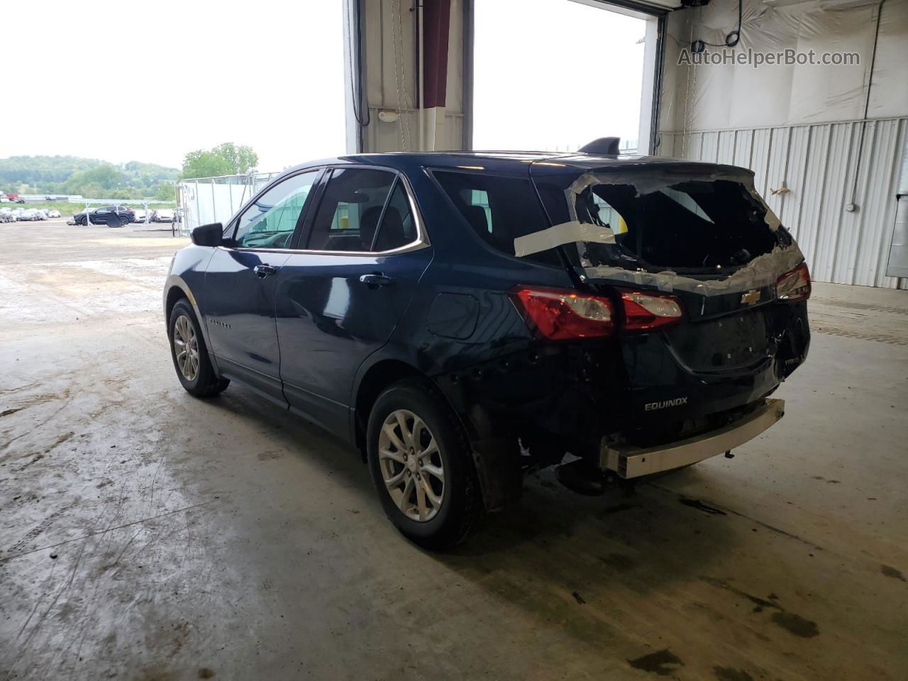 2020 Chevrolet Equinox Lt Синий vin: 3GNAXUEV8LL330432