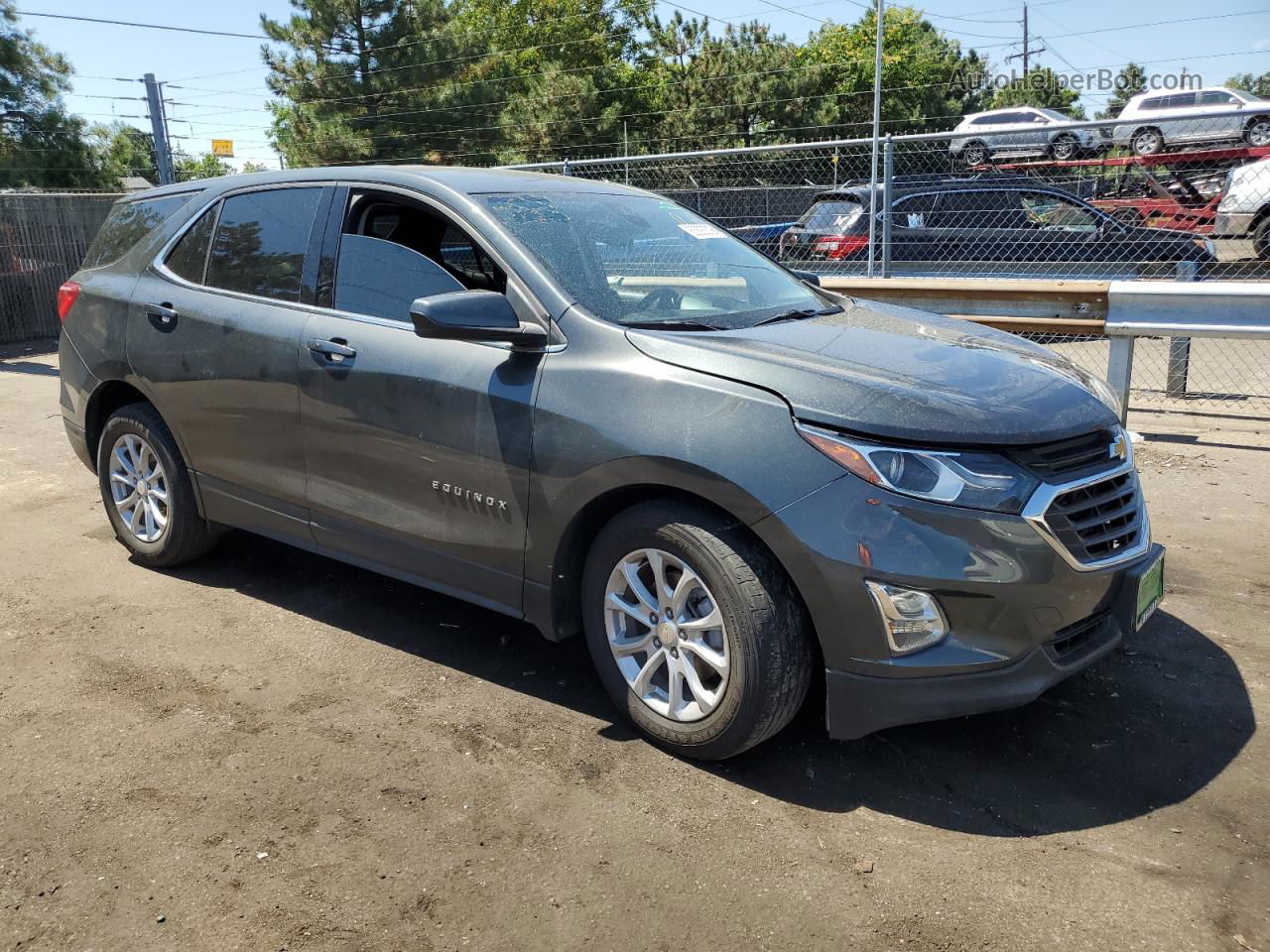 2020 Chevrolet Equinox Lt Серый vin: 3GNAXUEV8LS506210