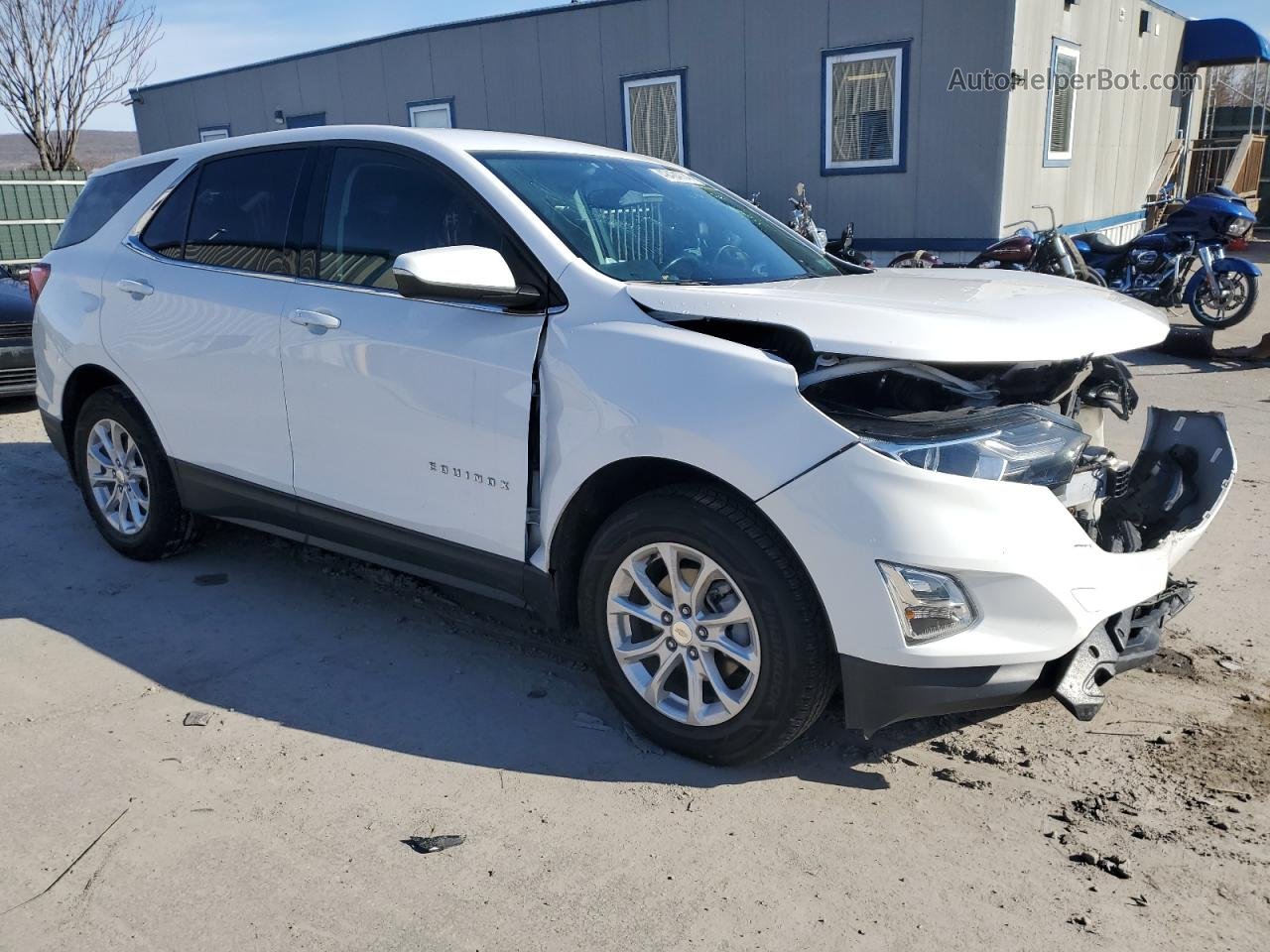 2019 Chevrolet Equinox Lt Белый vin: 3GNAXUEV9KL199400