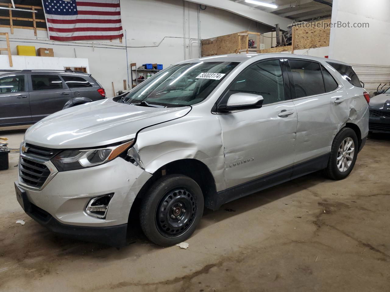 2020 Chevrolet Equinox Lt Silver vin: 3GNAXUEV9LS568151