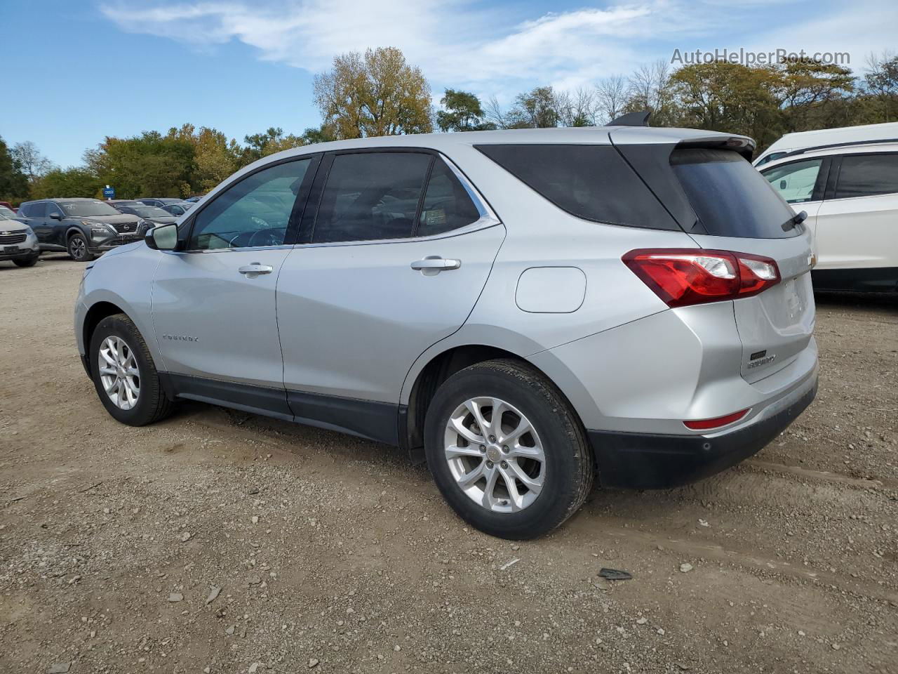 2020 Chevrolet Equinox Lt Серебряный vin: 3GNAXUEV9LS614495