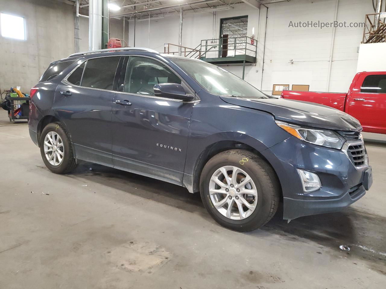 2019 Chevrolet Equinox Lt Синий vin: 3GNAXUEVXKS517787