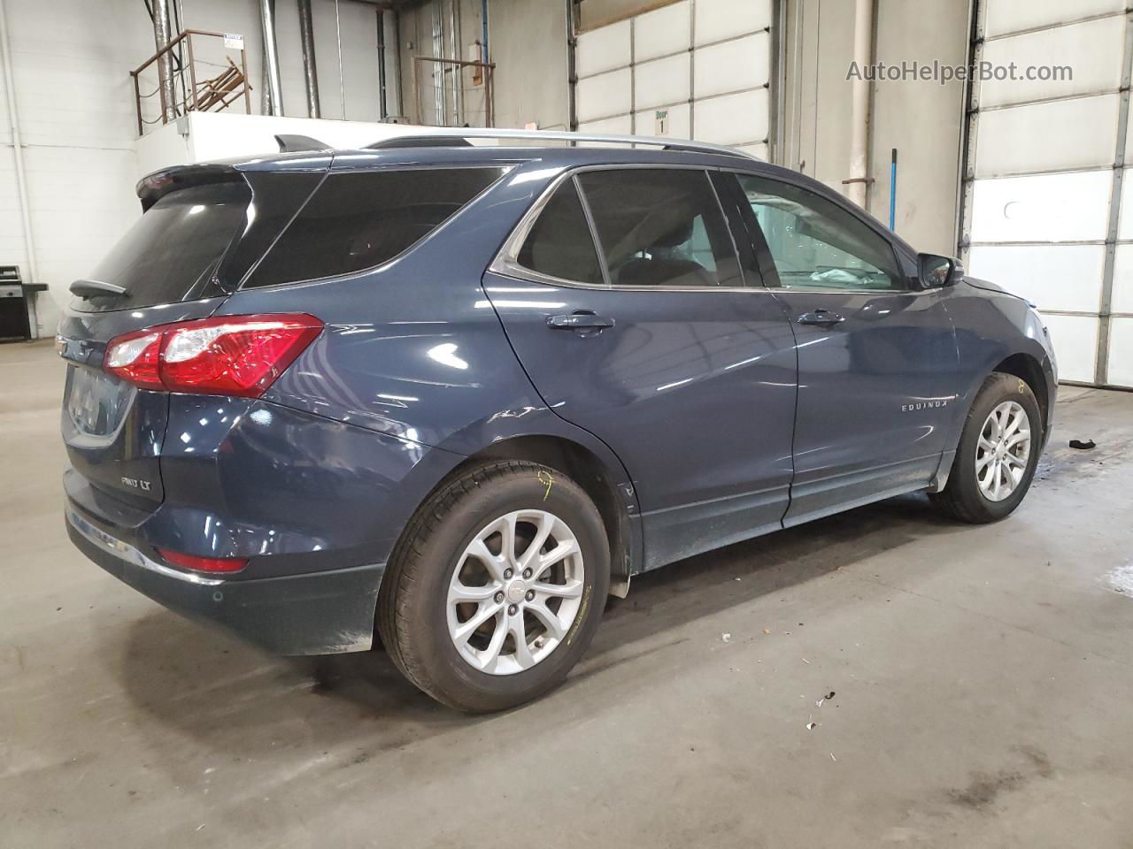 2019 Chevrolet Equinox Lt Синий vin: 3GNAXUEVXKS517787