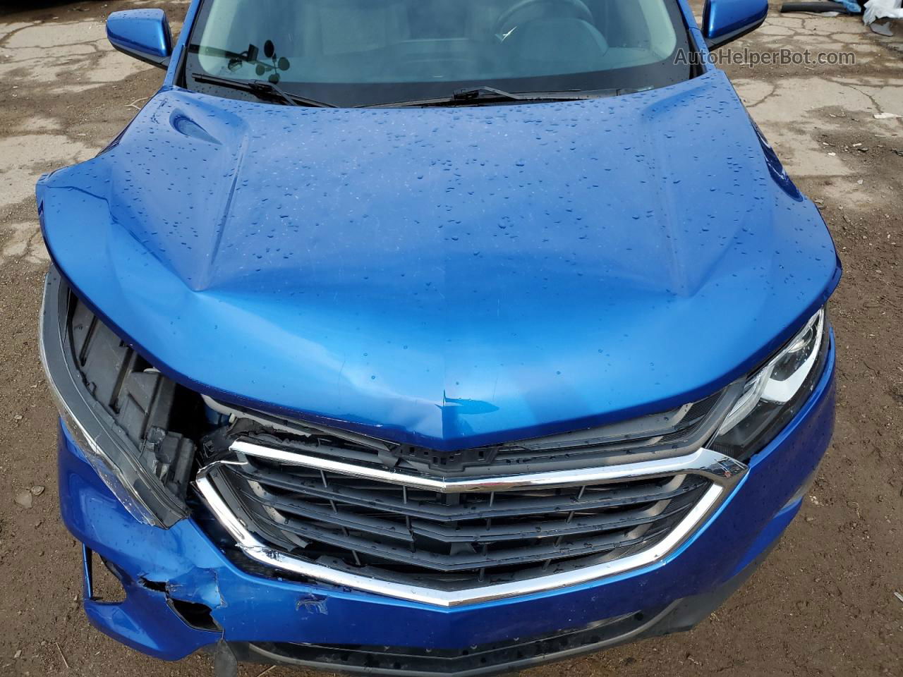 2019 Chevrolet Equinox Lt Синий vin: 3GNAXUEVXKS588181