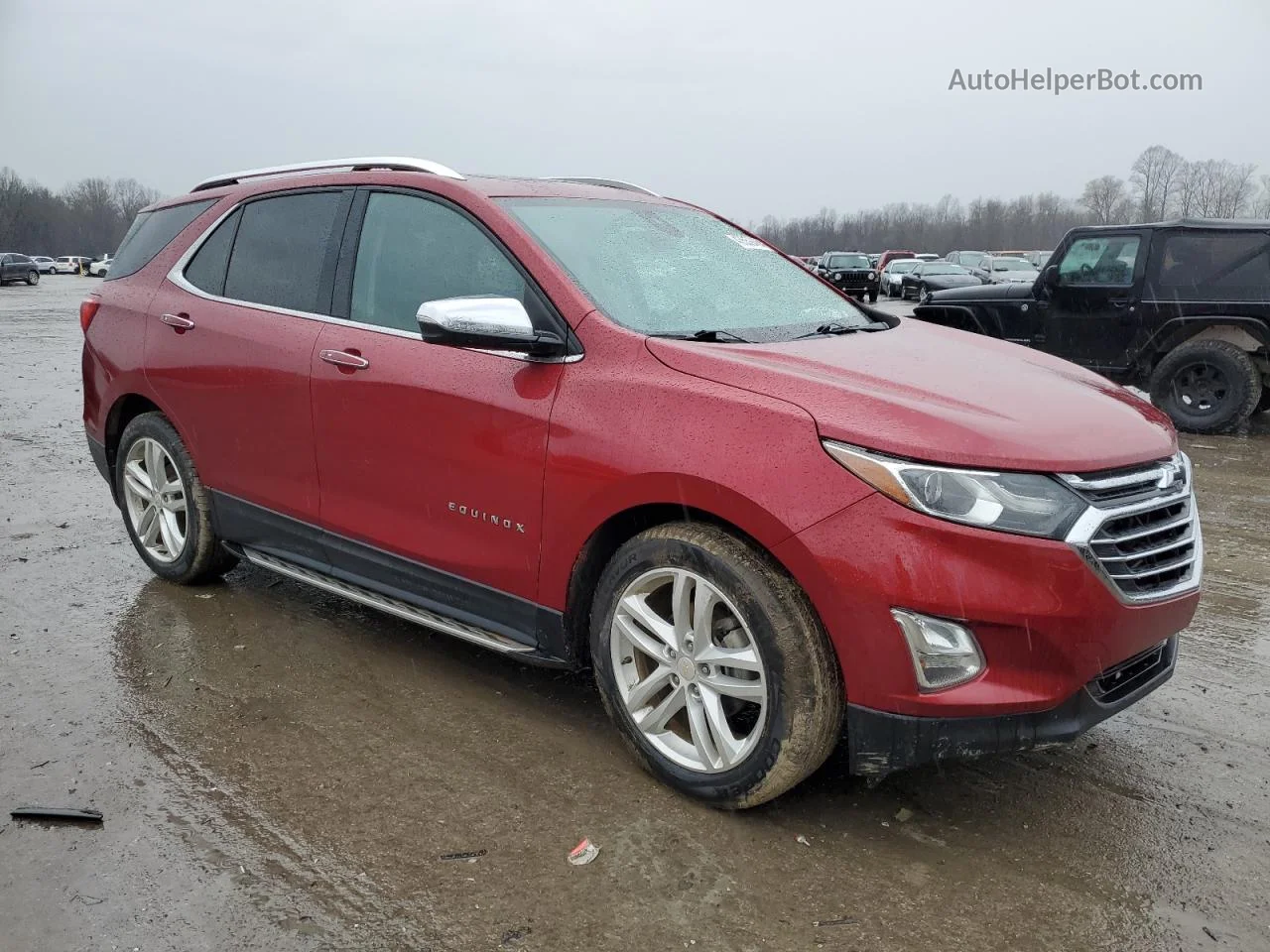 2018 Chevrolet Equinox Premier Burgundy vin: 3GNAXVEV0JS628840