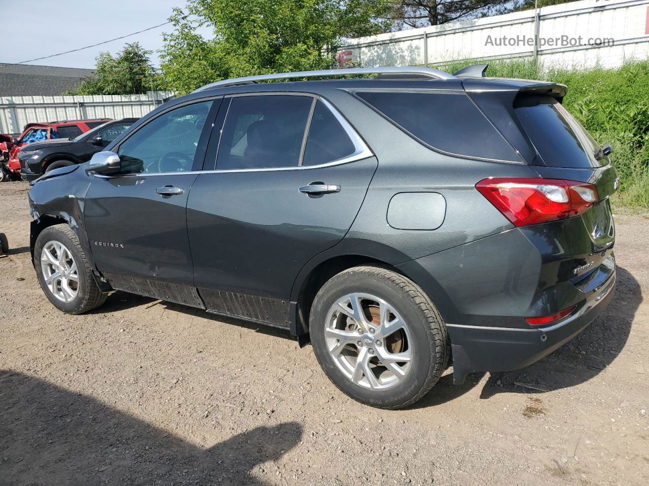 2018 Chevrolet Equinox Premier Серый vin: 3GNAXVEV0JS633911