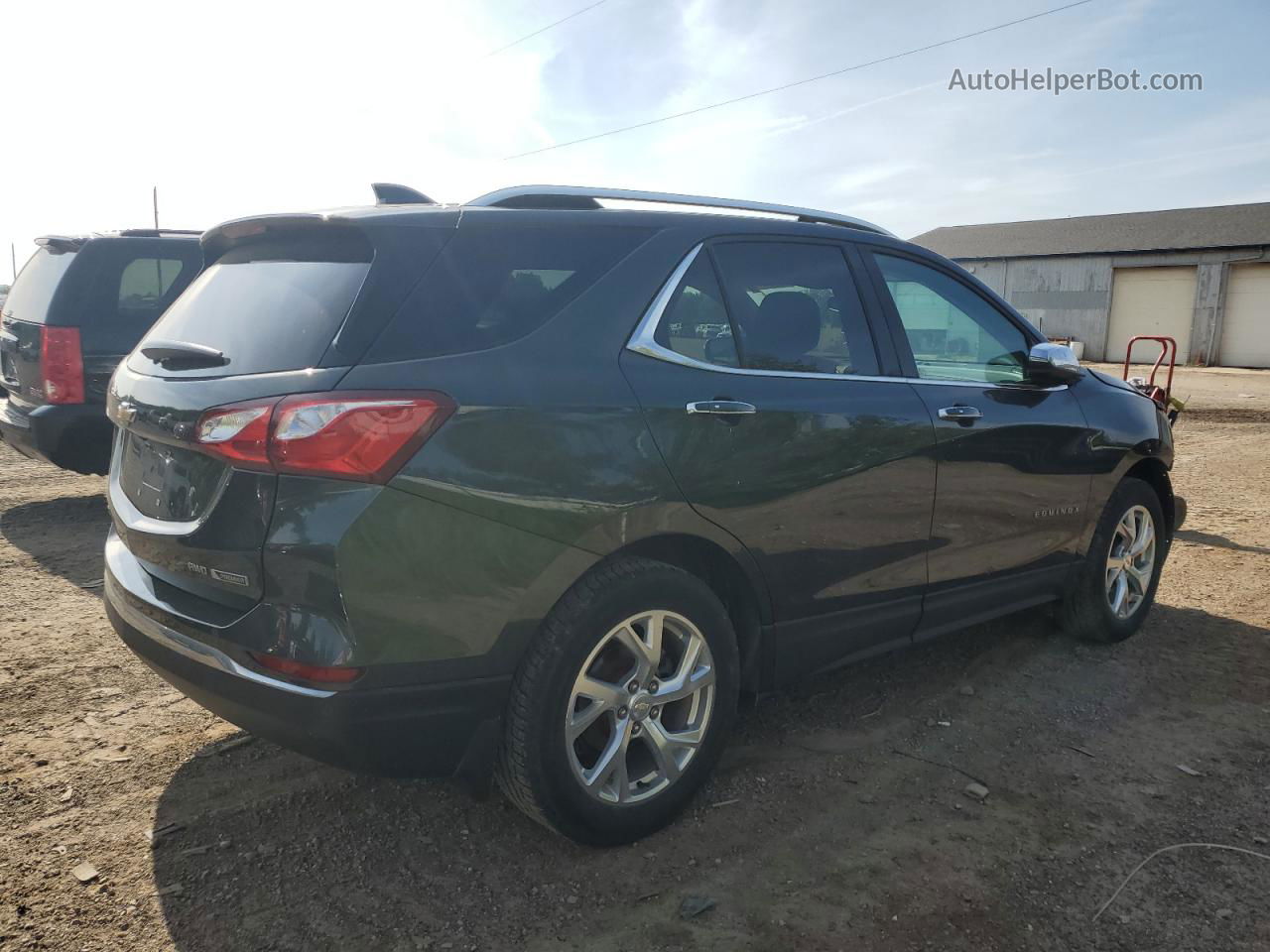 2018 Chevrolet Equinox Premier Серый vin: 3GNAXVEV0JS633911