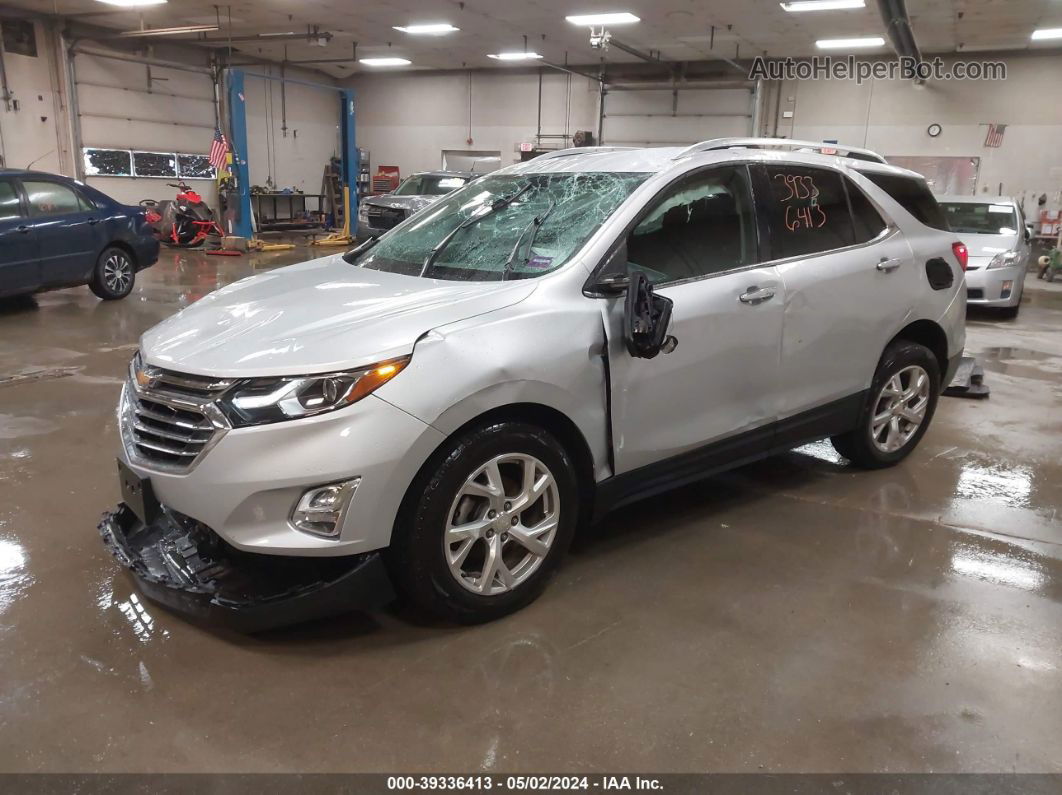 2018 Chevrolet Equinox Premier Silver vin: 3GNAXVEV7JS523583