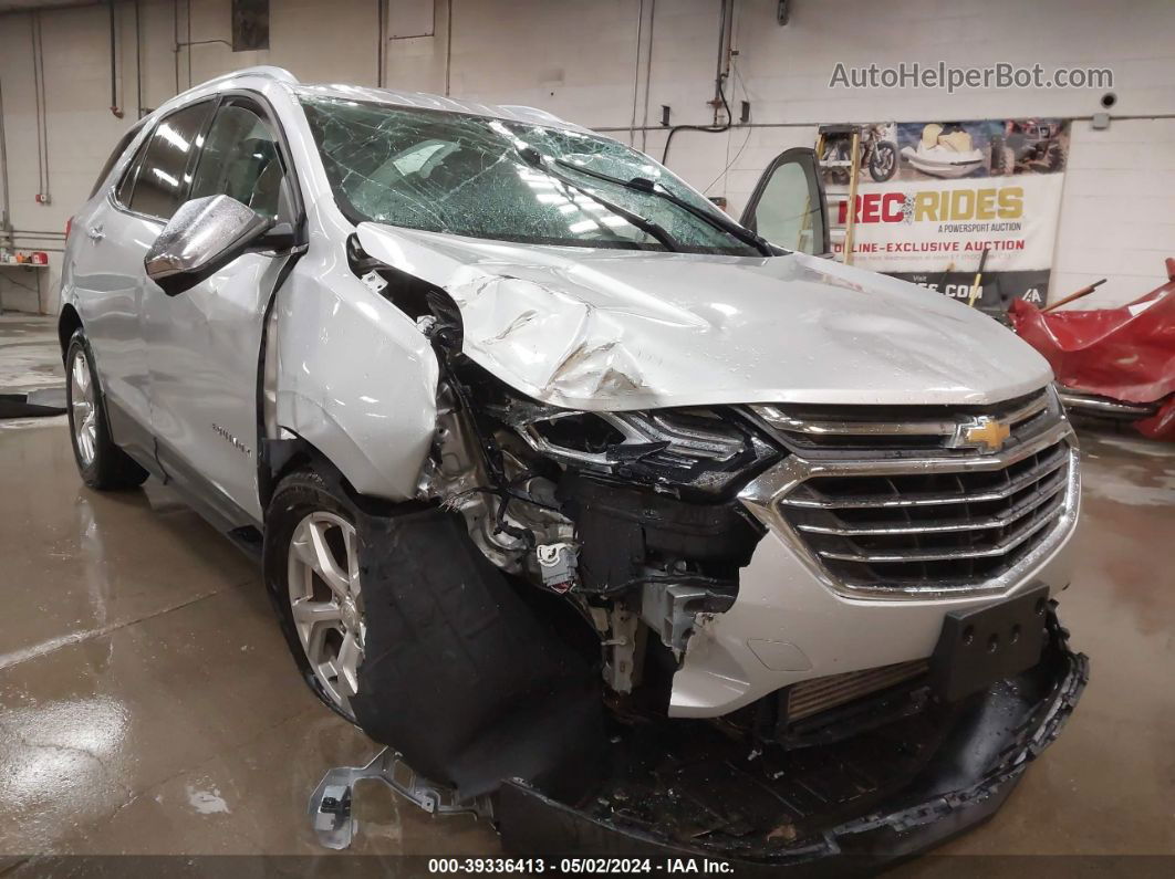 2018 Chevrolet Equinox Premier Silver vin: 3GNAXVEV7JS523583