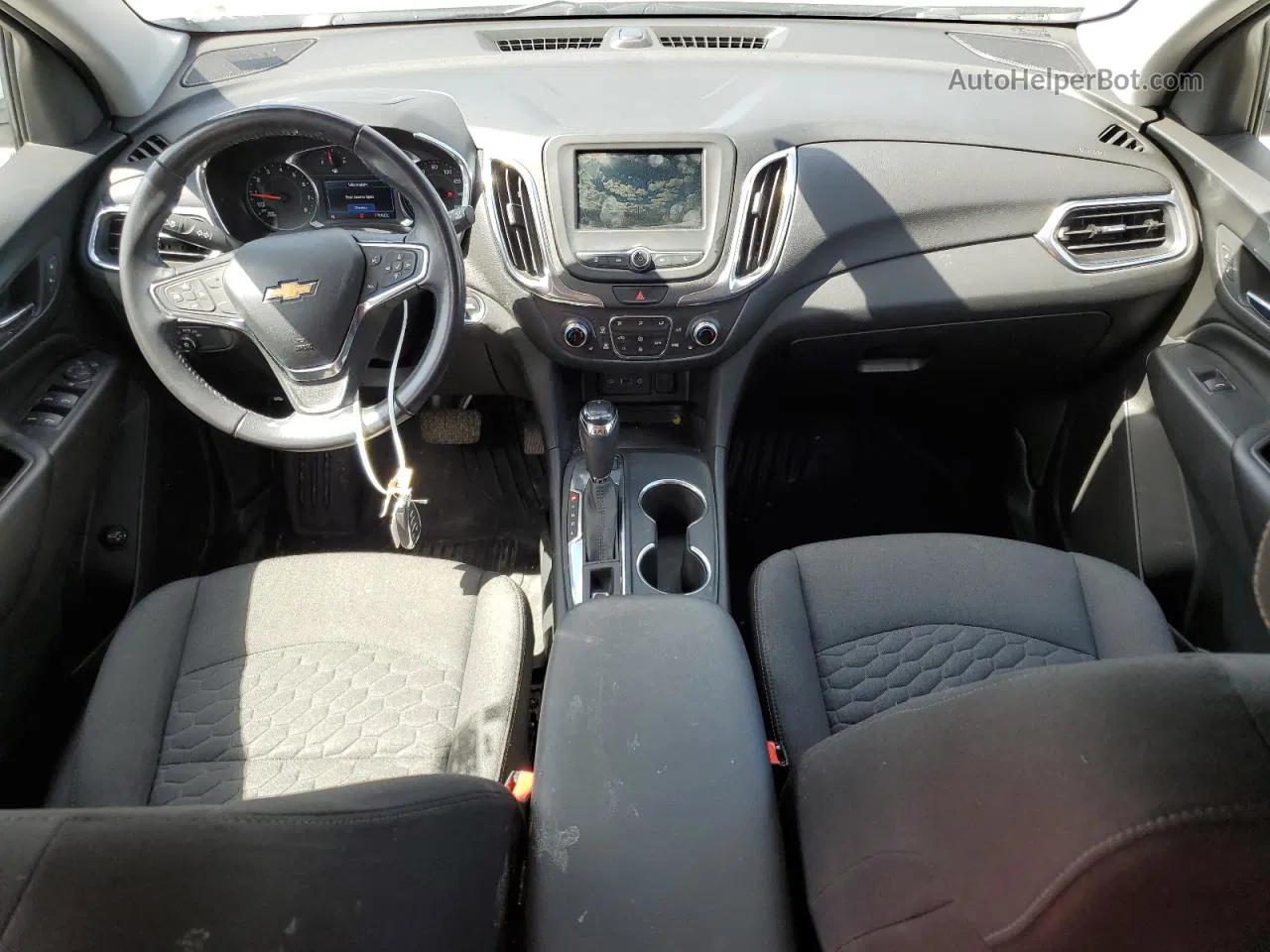 2019 Chevrolet Equinox Lt White vin: 3GNAXVEX4KL194483