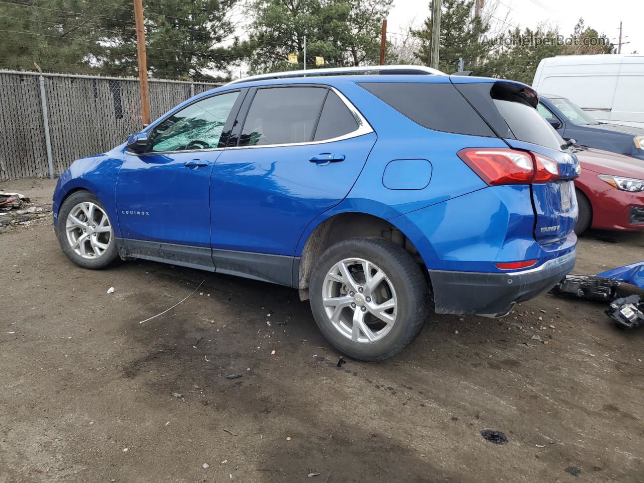 2019 Chevrolet Equinox Lt Blue vin: 3GNAXVEX4KS523771