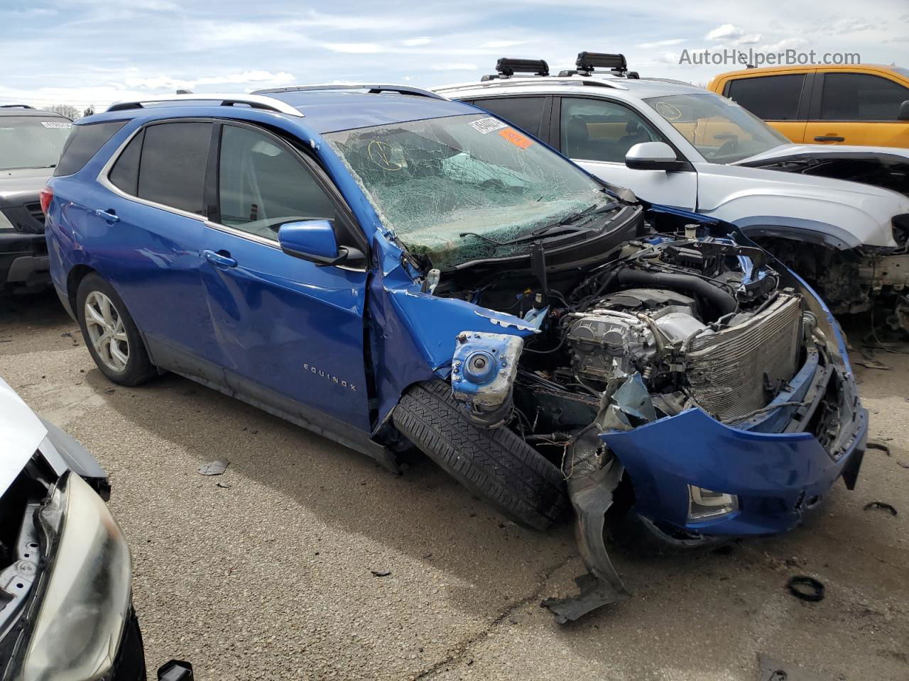 2019 Chevrolet Equinox Lt Blue vin: 3GNAXVEX4KS523771