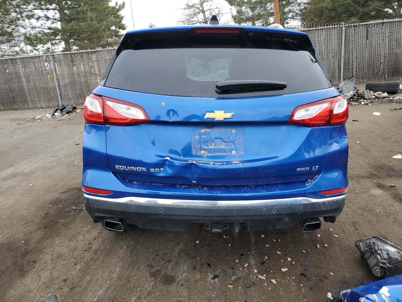 2019 Chevrolet Equinox Lt Blue vin: 3GNAXVEX4KS523771