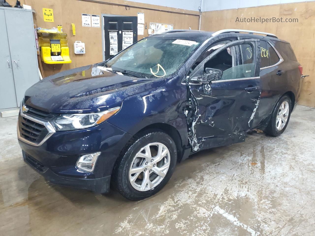 2020 Chevrolet Equinox Lt Синий vin: 3GNAXVEX4LS529863