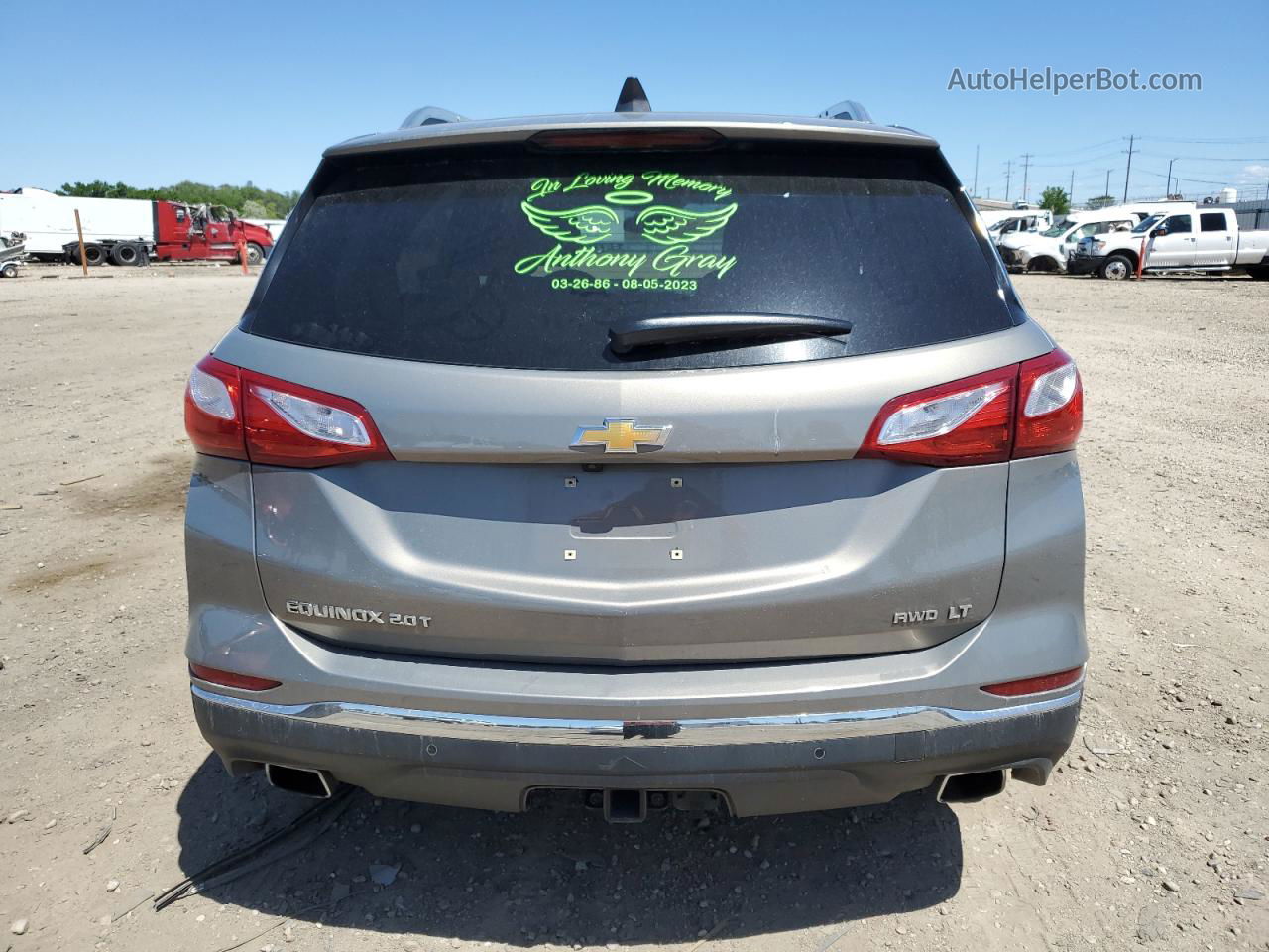 2019 Chevrolet Equinox Lt Beige vin: 3GNAXVEX6KS534660