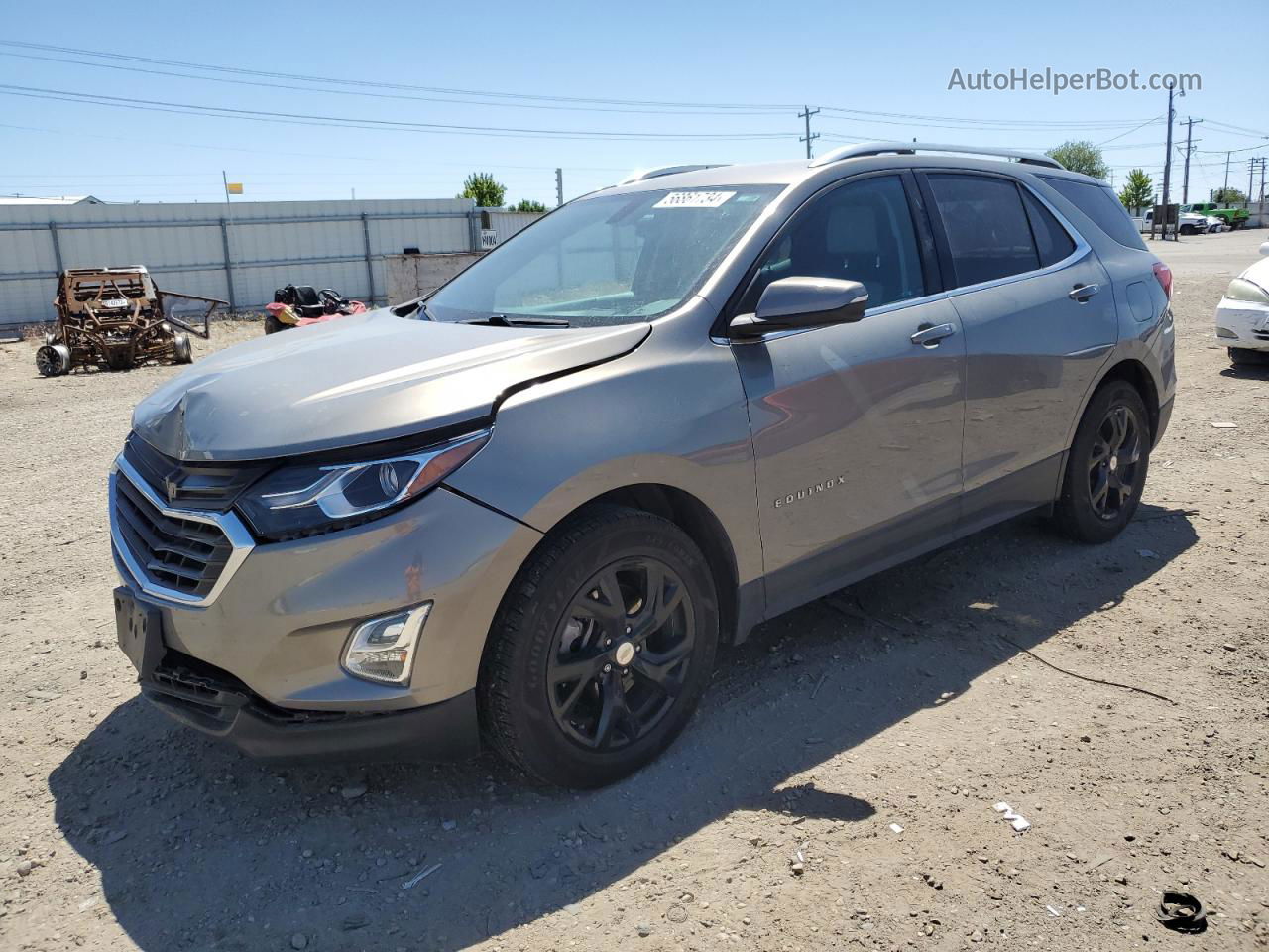 2019 Chevrolet Equinox Lt Beige vin: 3GNAXVEX6KS534660