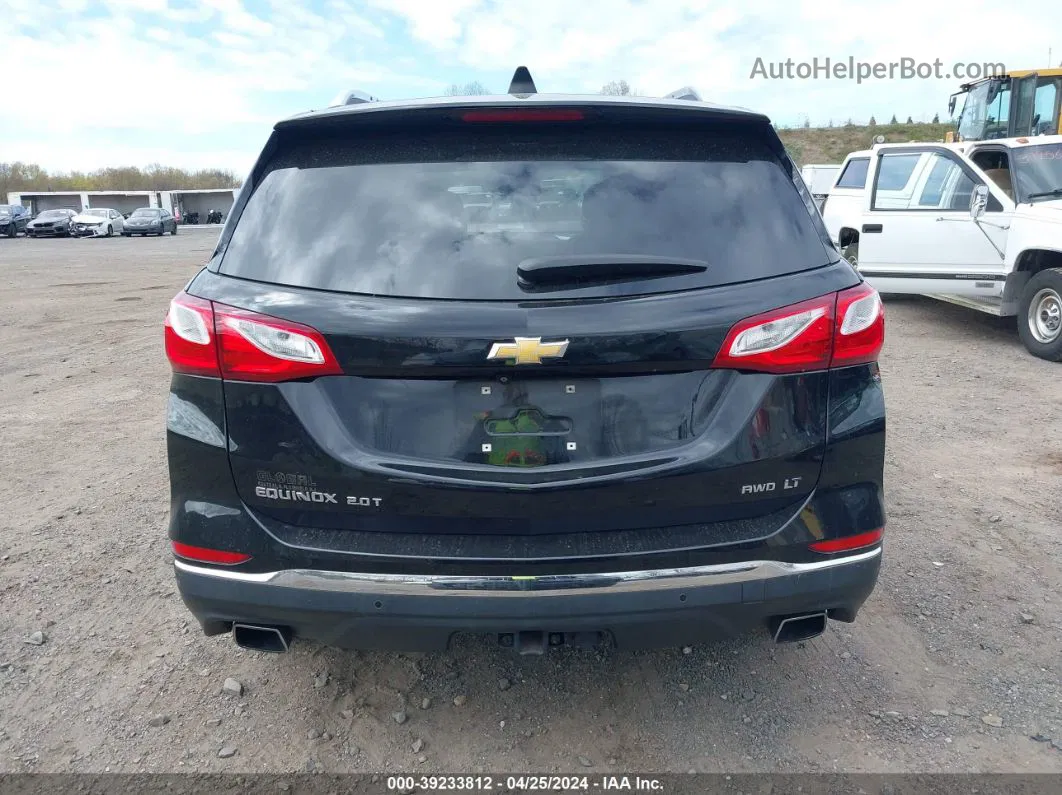 2019 Chevrolet Equinox Lt Black vin: 3GNAXVEX8KL116045