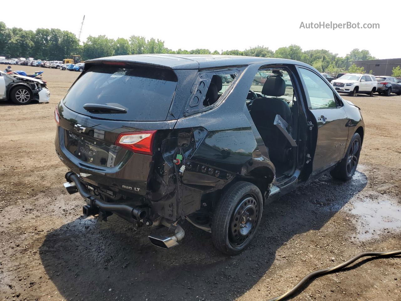 2020 Chevrolet Equinox Lt Black vin: 3GNAXVEX9LL147631