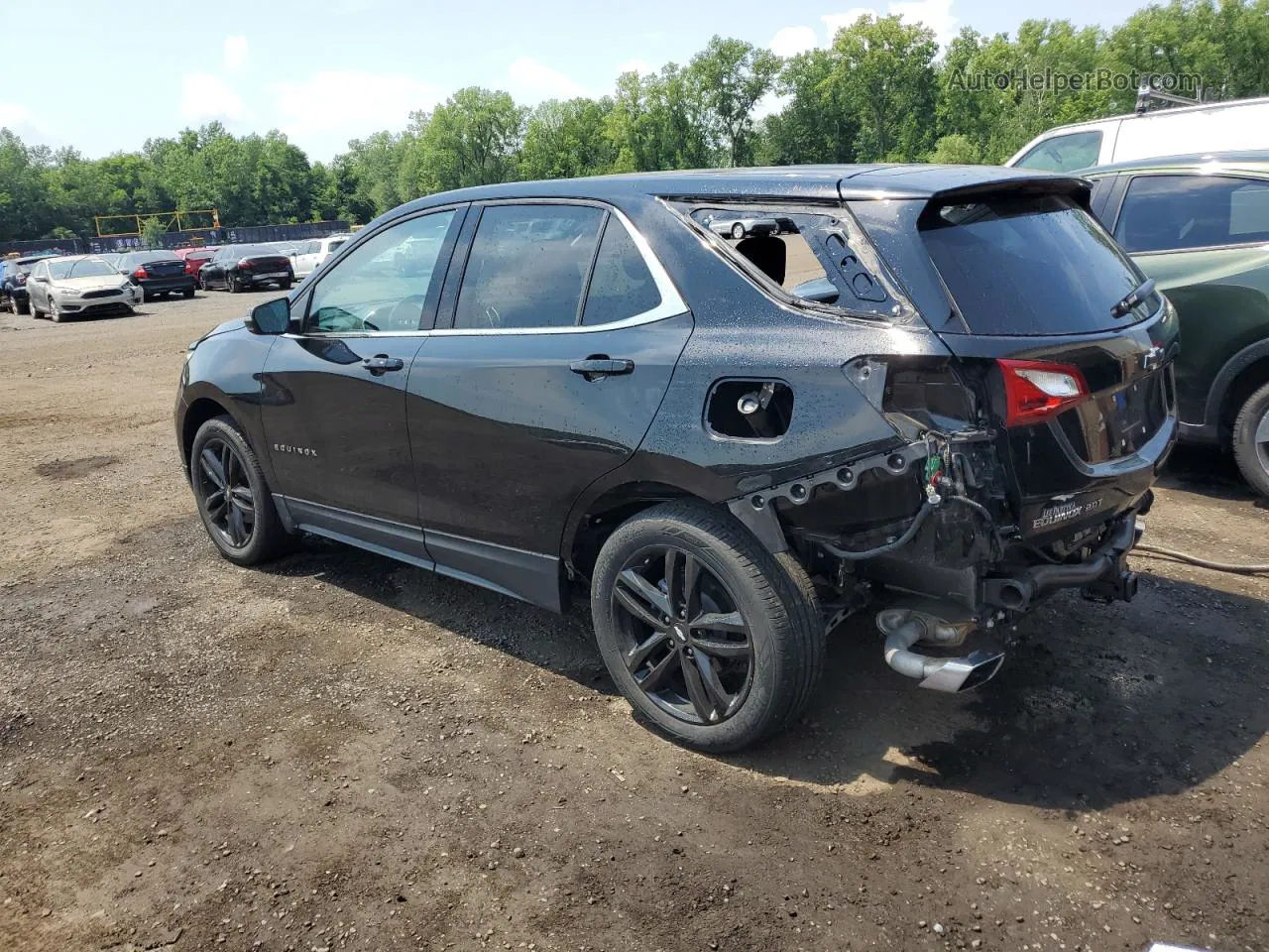 2020 Chevrolet Equinox Lt Black vin: 3GNAXVEX9LL147631