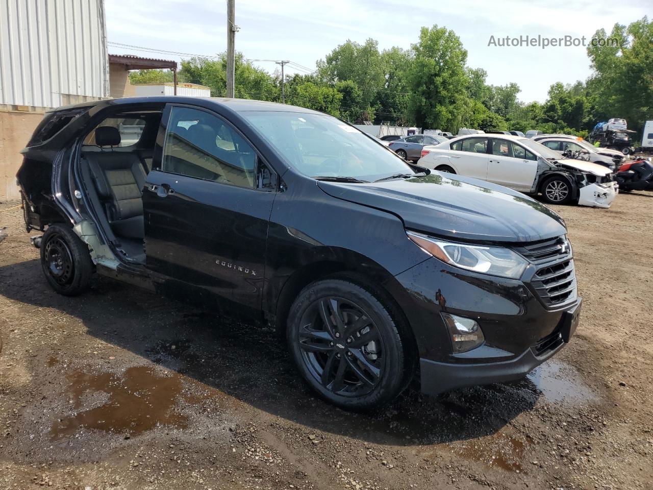 2020 Chevrolet Equinox Lt Черный vin: 3GNAXVEX9LL147631