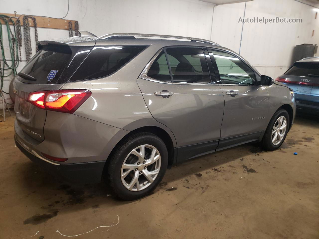 2019 Chevrolet Equinox Premier Серый vin: 3GNAXXEV4KS554643