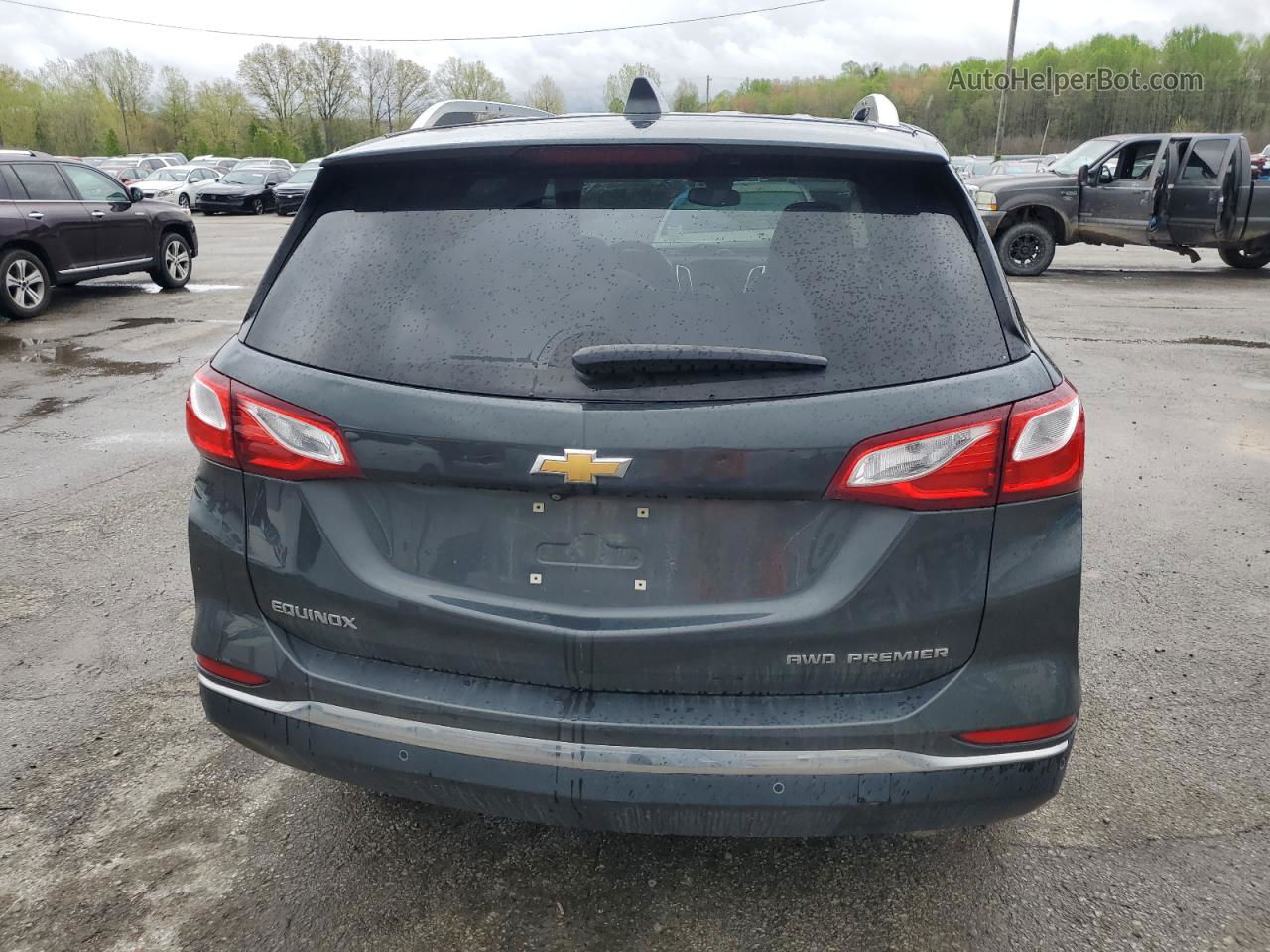 2019 Chevrolet Equinox Premier Черный vin: 3GNAXXEV7KS614964