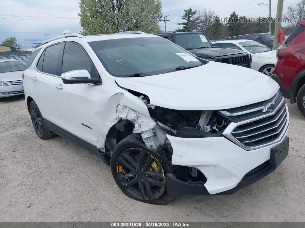 2019 Chevrolet Equinox Premier White vin: 3GNAXYEX6KS634811