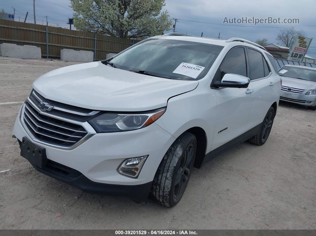 2019 Chevrolet Equinox Premier White vin: 3GNAXYEX6KS634811