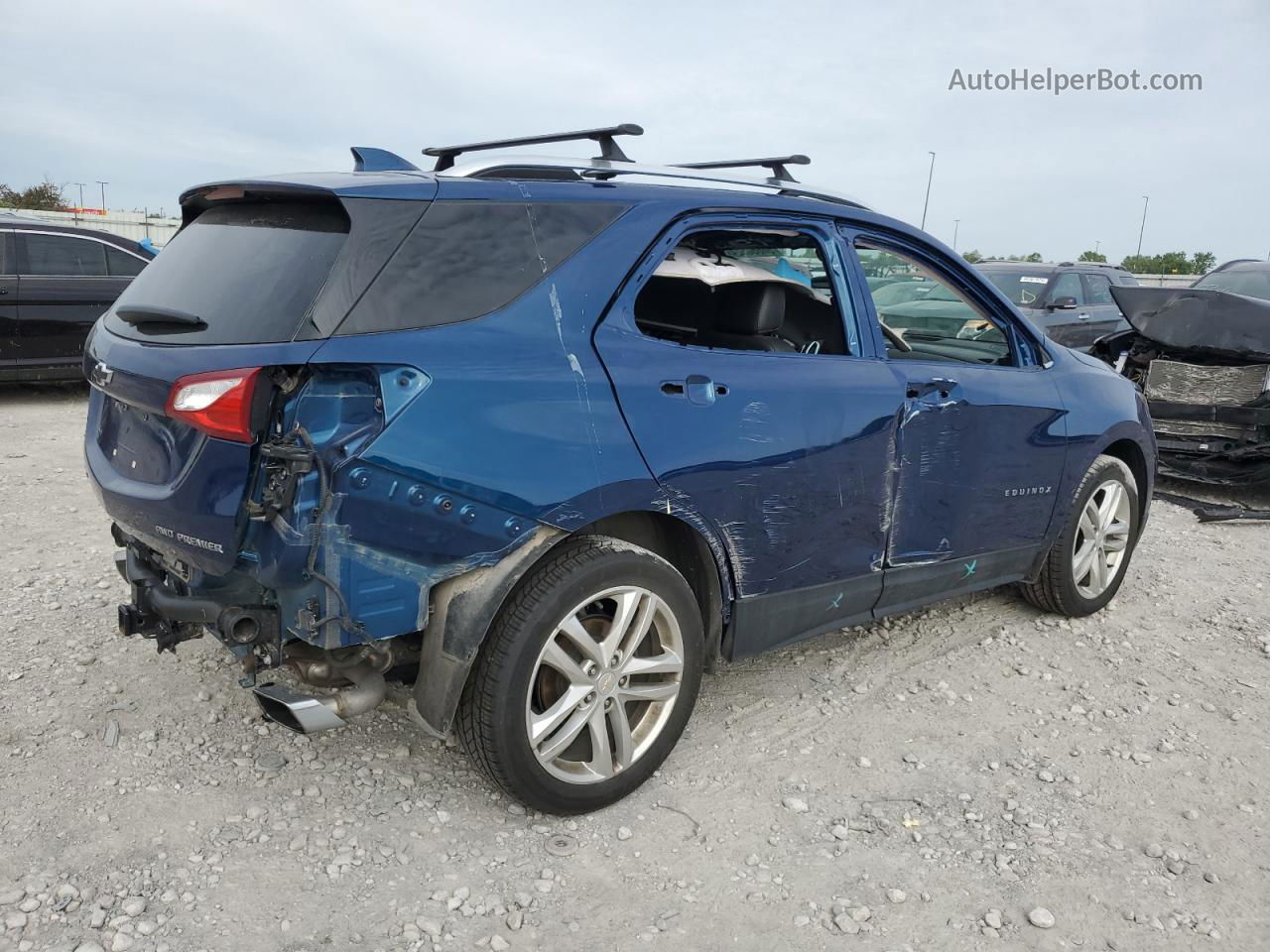 2019 Chevrolet Equinox Premier Blue vin: 3GNAXYEX7KL291324