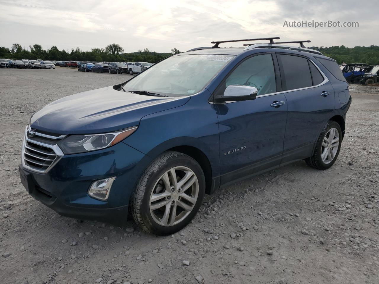 2019 Chevrolet Equinox Premier Blue vin: 3GNAXYEX7KL291324