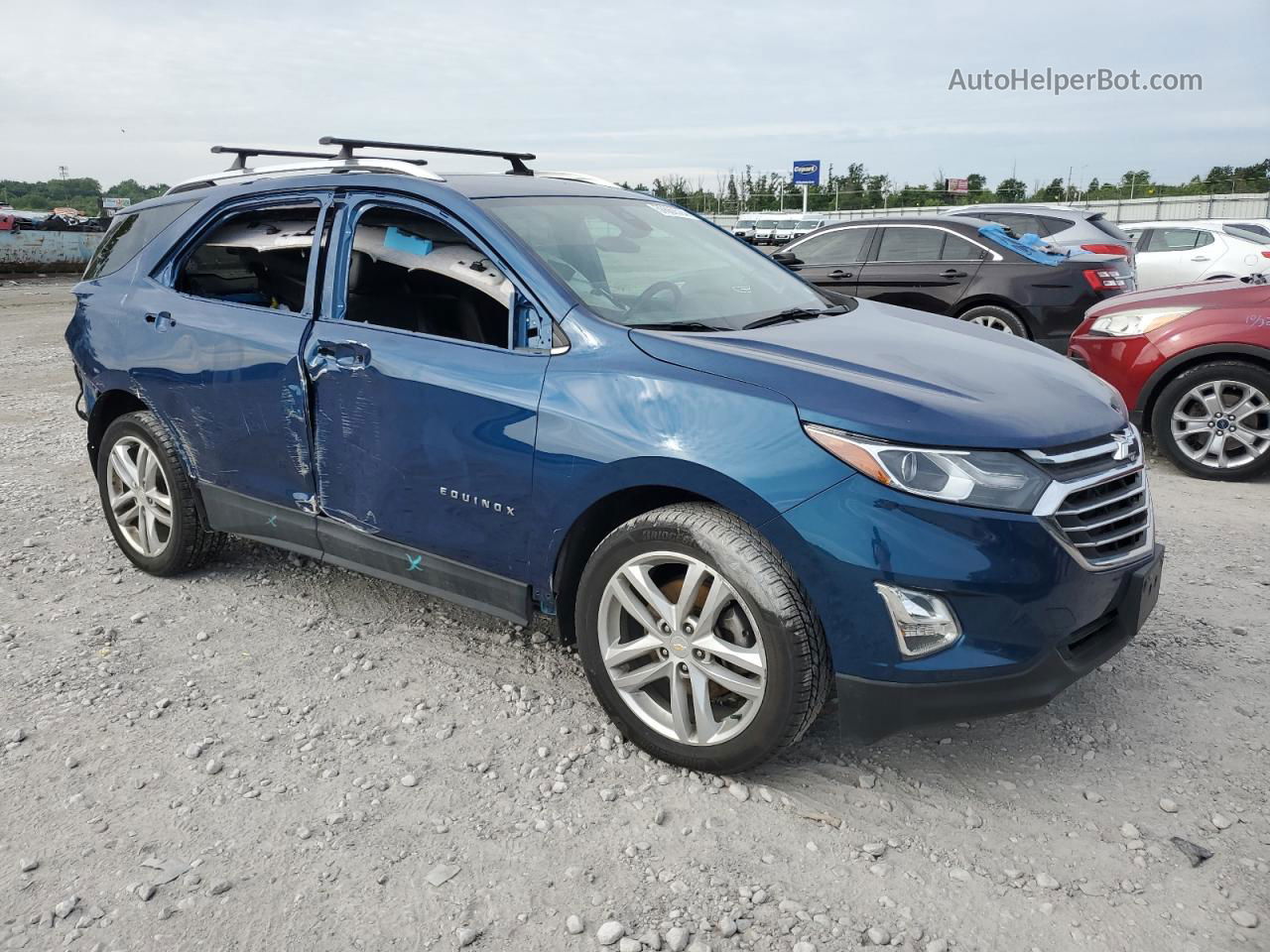 2019 Chevrolet Equinox Premier Blue vin: 3GNAXYEX7KL291324